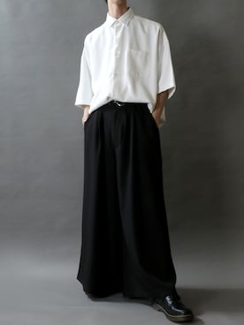 「アイテム（ドレスシューズ）」を使った、SITRYさん（メンズ・181cm）の秋コーディネート