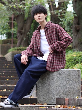 「コンバース」｜SITRYさん（メンズ・178cm・20代）の秋コーディネート