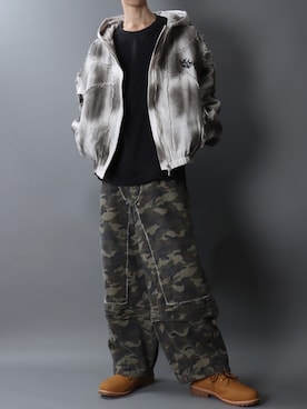 「アイテム（ベルト）」を使った、SITRYさん（メンズ・181cm）の秋コーディネート