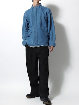 「SITRY（シトリー）のアイテム（パンツ）」を使った、SITRYさん（メンズ・181cm）の春コーディネート