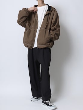 「Levi's（リーバイス）のアイテム」を使った、SITRYさん（メンズ・181cm）の秋コーディネート