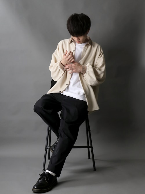 Drake's オーバーシャツ ヘリンボーンコットン【春秋冬】M zz-M0552FBH215_8-1.jpg?1743473608