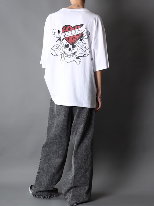 Ed Hardy（エド・ハーディー） tシャツ ヴィンテージライク ロック