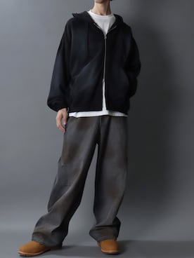 「SITRY（シトリー）のアイテム（パンツ）」を使った、SITRYさん（メンズ・181cm）の春コーディネート