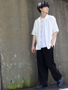 「みんなの白Tフェス」｜「アイテム（ブーツ）」を使った、Kanoさん（メンズ・178cm）の夏コーディネート