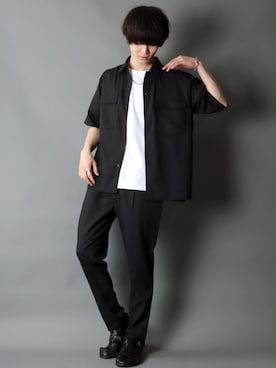 「SITRY（シトリー）のアイテム（セットアップ）」を使った、Kanoさん（メンズ・178cm）の夏コーディネート