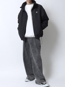 「アイテム（ダウンジャケット/コート）」を使った、SITRYさん（メンズ・181cm・20代）の冬コーディネート