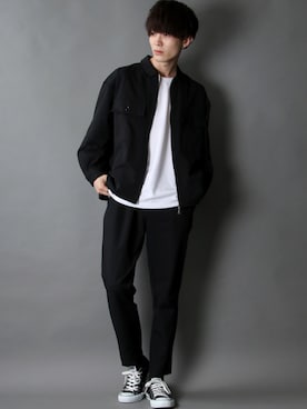 「SITRY（シトリー）のアイテム（セットアップ）」を使った、Kanoさん（メンズ・178cm）の冬コーディネート