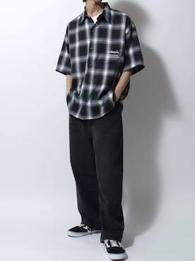 「Levi's（リーバイス）のアイテム」を使った、SITRYさん（メンズ・181cm）の夏コーディネート