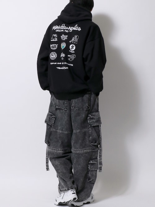 セール】2WAY Denim Wide Cargo Pants/2WAY デニム ワイド