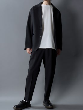 「アイテム（セットアップ）」を使った、SITRYさん（メンズ・181cm）の春コーディネート