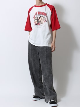 「SITRY（シトリー）のアイテム」を使った、SITRYさん（メンズ・181cm）の夏コーディネート