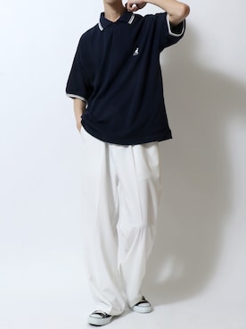 「アイテム（トップス）」を使った、Kanoさん（メンズ・178cm）の夏コーディネート