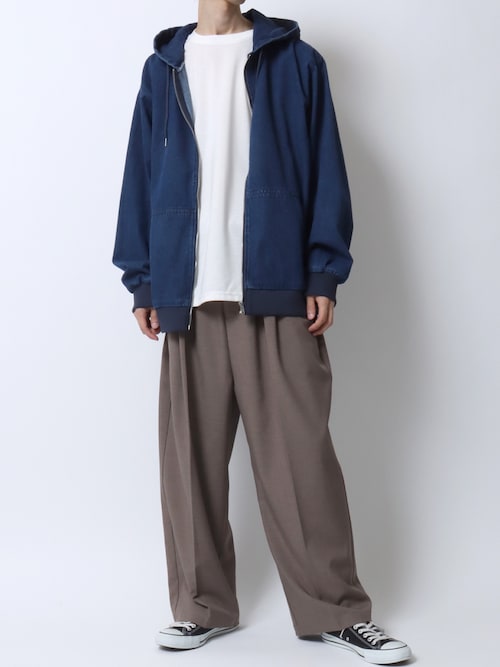 セール】2026SS新色＆新柄追加 Denim & DUCK Hoodie/デニムパーカー