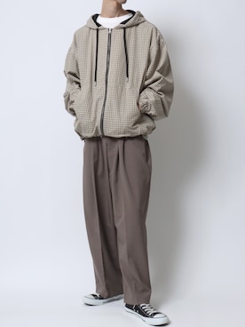 「アイテム（パーカー）」を使った、SITRYさん（メンズ・181cm・20代）の秋コーディネート