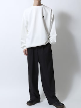 「KANGOL（カンゴール）のアイテム」を使った、SITRYさん（メンズ・181cm）の春コーディネート