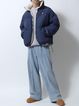 「SITRY（シトリー）のアイテム」を使った、SITRYさん（メンズ・181cm）の冬コーディネート