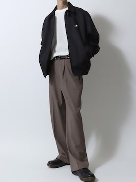 「Dr. Martens（ドクターマーチン）のアイテム」を使った、SITRYさん（メンズ・181cm）の秋コーディネート