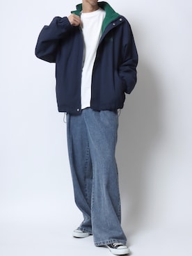 「DISCUS（ディスカス）のアイテム」を使った、SITRYさん（メンズ・181cm）の秋コーディネート