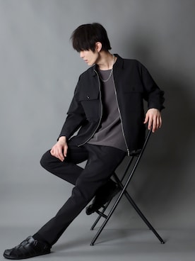 「SITRY（シトリー）のアイテム（セットアップ）」を使った、Kanoさん（メンズ・178cm）の春コーディネート