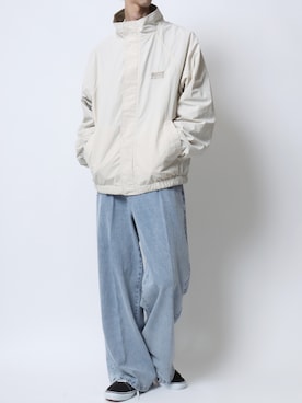 「アイテム（ナイロンジャケット）」を使った、SITRYさん（メンズ・181cm）の秋コーディネート