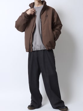 「KANGOL（カンゴール）のアイテム」を使った、SITRYさん（メンズ・181cm）の冬コーディネート