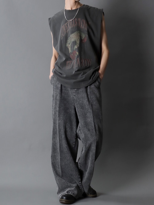 Ed Hardy（エド・ハーディー） タンクトップ ピグメント加工