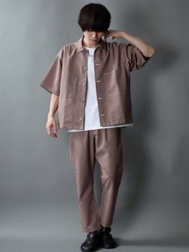 「SITRY（シトリー）のアイテム（セットアップ）」を使った、Kanoさん（メンズ・178cm）の夏コーディネート