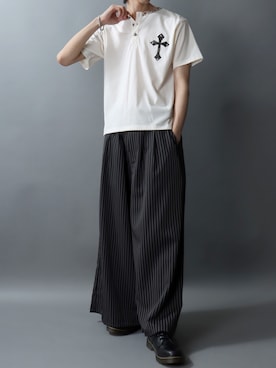 「Levi's（リーバイス）のアイテム」を使った、SITRYさん（メンズ・181cm）の夏コーディネート