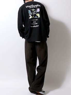 「Mark Gonzales（マーク・ゴンザレス）のアイテム」を使った、Kanoさん（メンズ・178cm）の秋コーディネート