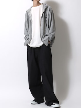 「SITRY（シトリー）のアイテム」を使った、Kanoさん（メンズ・178cm）の春コーディネート