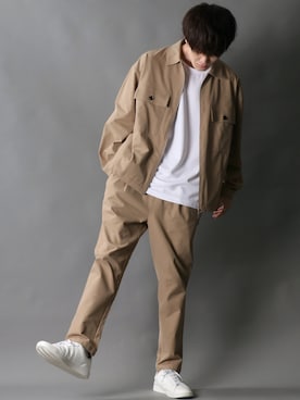 「SITRY（シトリー）のアイテム（セットアップ）」を使った、Kanoさん（メンズ・178cm）の夏コーディネート