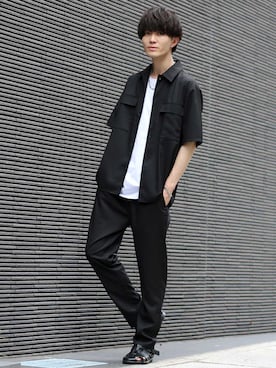 「SITRY（シトリー）のアイテム（セットアップ）」を使った、Kanoさん（メンズ・178cm）の夏コーディネート