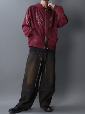 「アイテム（ドレスシューズ）」を使った、SITRYさん（メンズ・181cm）の冬コーディネート