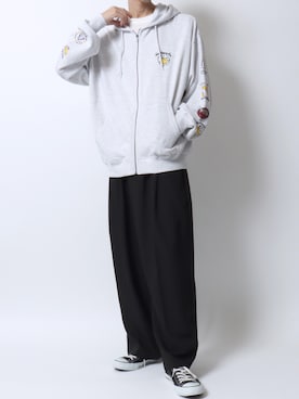 「Levi's（リーバイス）のアイテム」を使った、SITRYさん（メンズ・181cm）の春コーディネート