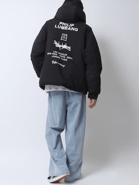 「SITRY（シトリー）のアイテム」を使った、SITRYさん（メンズ・181cm）の冬コーディネート