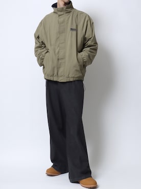 「アイテム（ナイロンジャケット）」を使った、SITRYさん（メンズ・181cm）の秋コーディネート