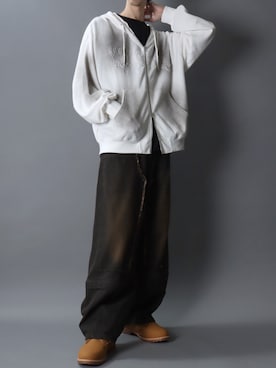 「SITRY（シトリー）のアイテム」を使った、SITRYさん（メンズ・181cm）の冬コーディネート