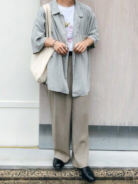 「UNIQLO（ユニクロ）の50色ソックス（消臭機能付き）（ソックス/靴下）」を使った、えるちさん（メンズ・170cm）の夏コーディネート