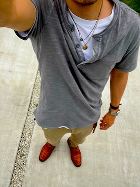 珍味さん(メンズ・175cm)の春コーディネート