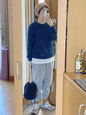 「Three Four Time（ｽﾘｰﾌｫｰﾀｲﾑ）のアイテム」を使った、かなっぺさん（レディース・166cm）の冬コーディネート