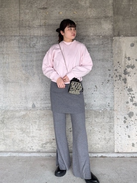 「N.（N. Natural Beauty Basic）（エヌエヌナチュラルビューティーベーシック）のアイテム（アクセサリー）」を使った、N. STAFFさん（レディース・158cm）の冬コーディネート