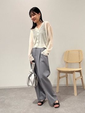 N. STAFFさん（レディース・160cm）の夏コーディネート