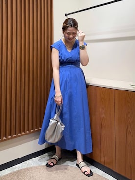 「N.（N. Natural Beauty Basic）（エヌエヌナチュラルビューティーベーシック）のアイテム（アクセサリー）」を使った、N. STAFFさん（レディース・158cm）の夏コーディネート