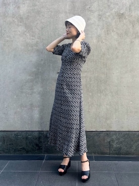 「N.（N. Natural Beauty Basic）（エヌエヌナチュラルビューティーベーシック）のアイテム（帽子）」を使った、N. STAFFさん（レディース・157cm）の夏コーディネート