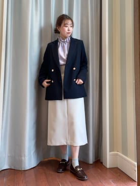 N. STAFFさん（レディース・157cm）の春コーディネート