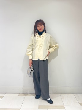 N. STAFFさん（レディース・161cm）の冬コーディネート