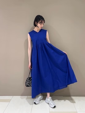 「N.（N. Natural Beauty Basic）（エヌエヌナチュラルビューティーベーシック）のアイテム（ワンピース/ドレス）」を使った、N. STAFFさん（レディース・167cm）の夏コーディネート