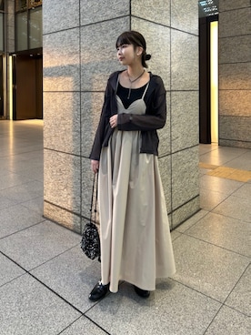 N. STAFFさん（レディース・168cm）の春コーディネート