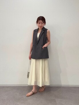 N. STAFFさん（レディース・160cm）の春コーディネート